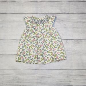 2/3 Baby Boden Floral Smocked Top/Tunic